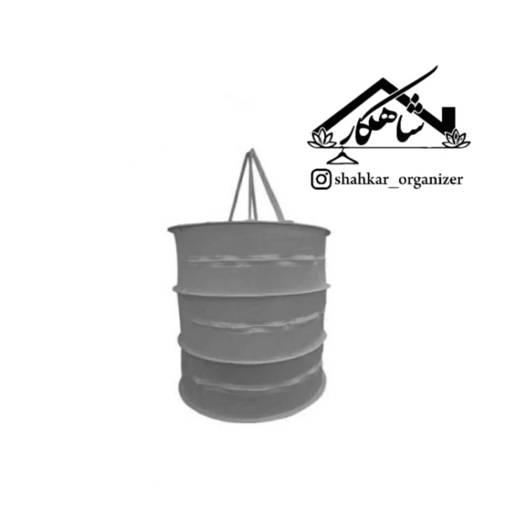 توری سبزی خشک کن سه طبقه همراه با کاور